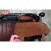 Swing Arm Saddlebag for Indian Scout Bobber mod, HERCULES Basic Specific - Brown - 