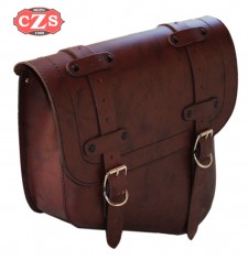 Schwingenschützer Satteltasche für Indian Scout Bobber mod, HERCULES Basic Spezifische - Braun - 