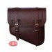 Swing Arm Saddlebag for Indian Scout Bobber mod, HERCULES Basic Specific - Brown - 