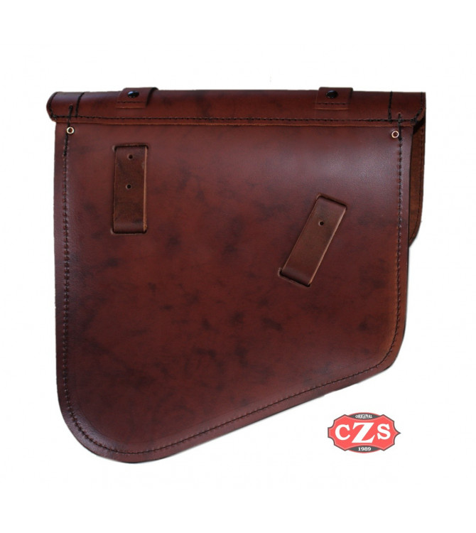 Alforja para Indian Scout Bobber mod, HERCULES Marron Izquierda - Específica 