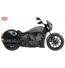 Rigid Saddlebags for Indian Scout mod, VENDETTA - Tribal - Specific