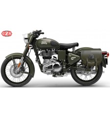 Saddlebag for Royal Enfield Battle Green mod, BANDO PLATOON Basic Specific LEFT