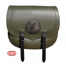 Saddlebag for Royal Enfield Battle Green mod, BANDO PLATOON Basic Specific LEFT