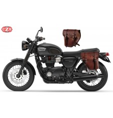 Set de Alforjas para Triumph Bonneville T100 mod, CENTURION Básica Adaptables - Marrón -