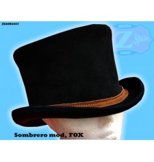 Chapeau de Fourrure mod, FOX - Noir -