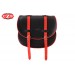 Alforja lateral mod, BANDO Básica UNIVERSAL Bicolor - Negro/Rojo -