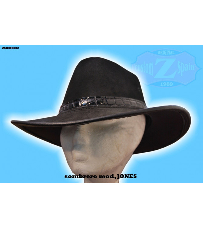 Sombrero de Piel JONES color cuero 