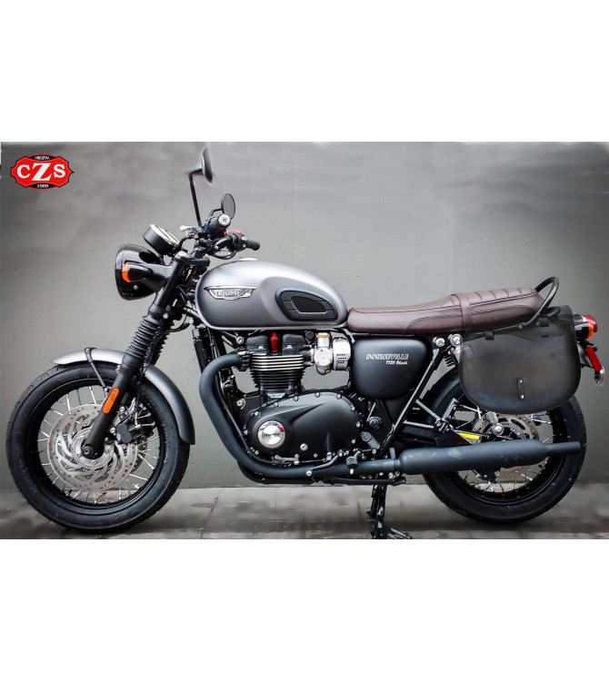 Saddlebag for Triumph Bonneville T100/T120 mod, BANDO MOKA Basic Adaptable
