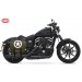 Alforja para Sportster 883/1200 Harley Davidson mod, SPARTA - Army Star - Verde militar - DERECHA - Adaptable 