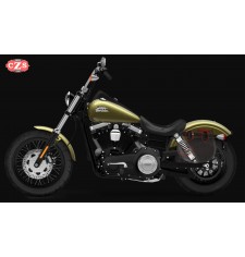 Alforja para Dyna Street bob Harley Davidson mod, SPARTA - Army Star - Verde militar - DERECHA - Específica