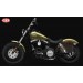 Sacoche pour Dyna Street Bob Harley Davidson mod, SPARTA Army Star - Vert Militaire - DROITE - Spécifique