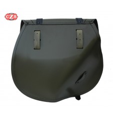 Saddlebag for Dyna Street Bob Harley Davidson mod, SPARTA - Army Star - Military Green - RIGHT - Specific