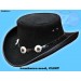 SOMBRERO DE PIEL mod, CLINT color NEGRO 