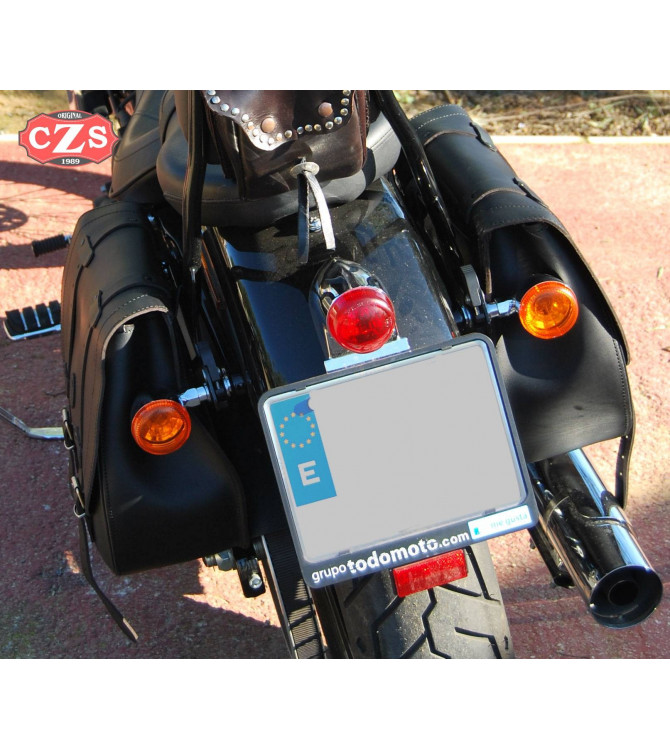 Saddlebags SET for Dyna FAT-BOB Harley Davidson mod, BANDO FAT - Specific