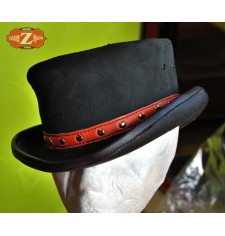 Sombrero de Piel TAHUR Clasico Cinta roja