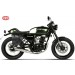 Alforja para Hanway Raw BlackCafe 125 mod, CENTURION Negra - Adaptable