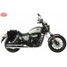 Alforja para Hanway Raw BlackCafe 125 mod, CENTURION Negra - Adaptable - DERECHA