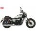 Alforja para Hanway Raw BlackCafe 125 mod, CENTURION Negra - Adaptable - DERECHA