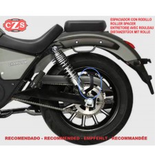 Sacoche pour Handway Raw 125 Cafe Racer mod, CENTURION Adaptable - GAUCHE