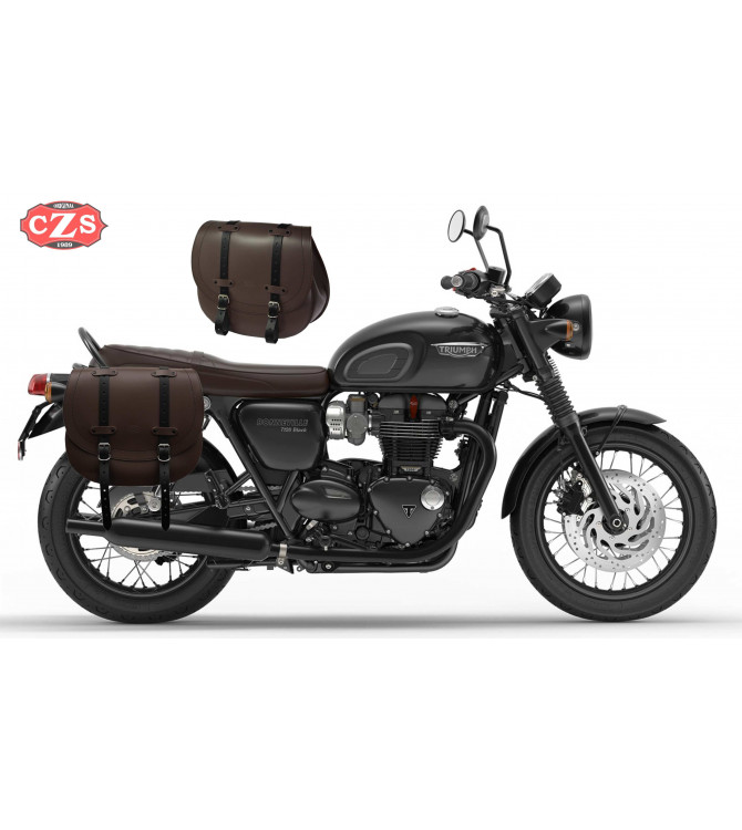 Set de Alforjas para Triumph Bonneville T100 mod, BANDO Moka - Adaptables - Mokka