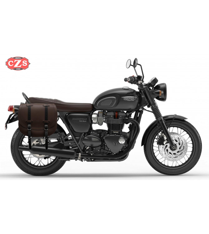 Set de Alforjas para Triumph Bonneville T100 mod, BANDO Moka - Adaptables - Mokka