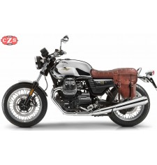 Set de Alforjas para Moto Guzzi V7 III mod, CENTURION Básica Adaptables - Marrón 