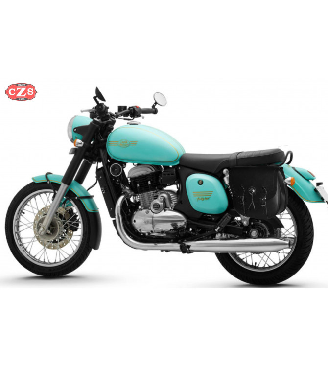 Set of saddlebags for Daelim Daystar 125 VL FI F mod, TEBAS Basic - Adapatables 