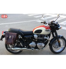 Set de Alforjas para Triumph Bonneville T100 mod, CENTURION Básica Adaptables - Marrón -