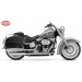 Alforjas Rígidas para Softail Deluxe FLSTN Harley Davidson mod, SAHARA Básica Adaptables