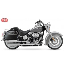 Alforjas Rígidas para Softail Deluxe FLSTN Harley Davidson mod, SAHARA Básica - Adaptables