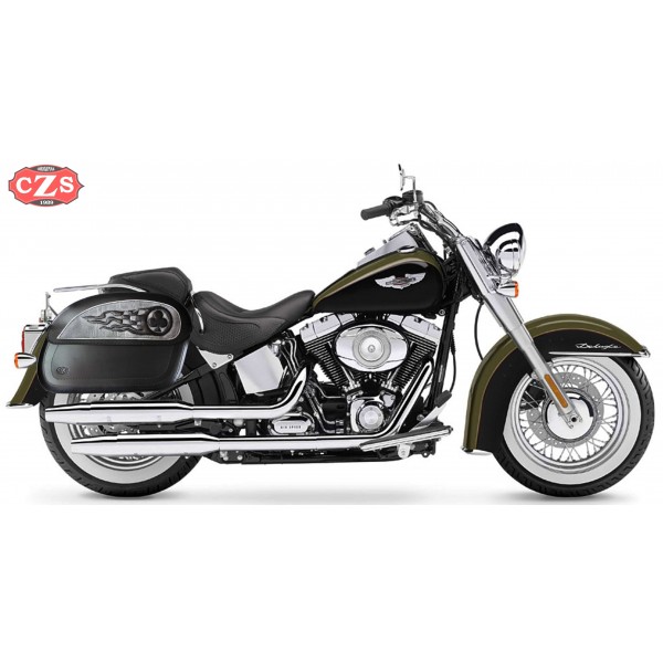 harley davidson hard saddlebolsas for softail deluxe