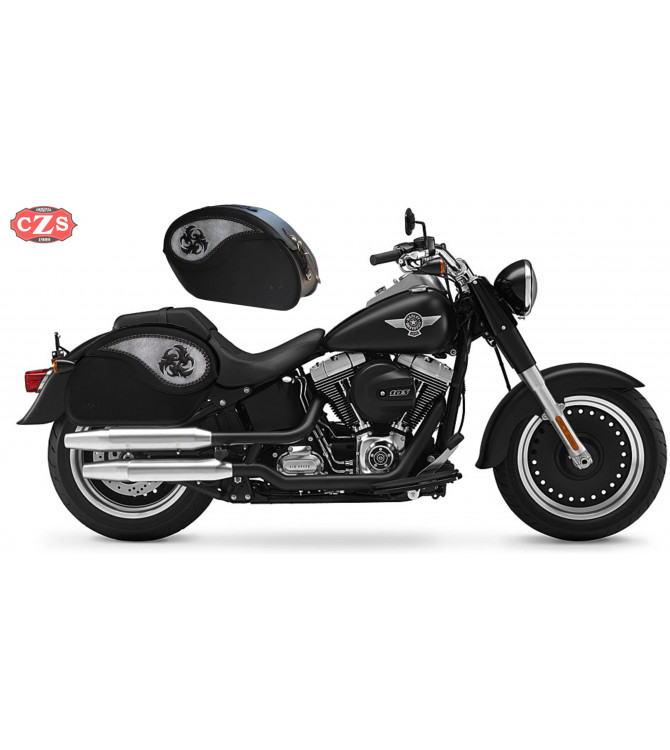 Alforjas Rígidas para Victory Gunner mod, VENDETTA - Tribal Aspas - Específicas