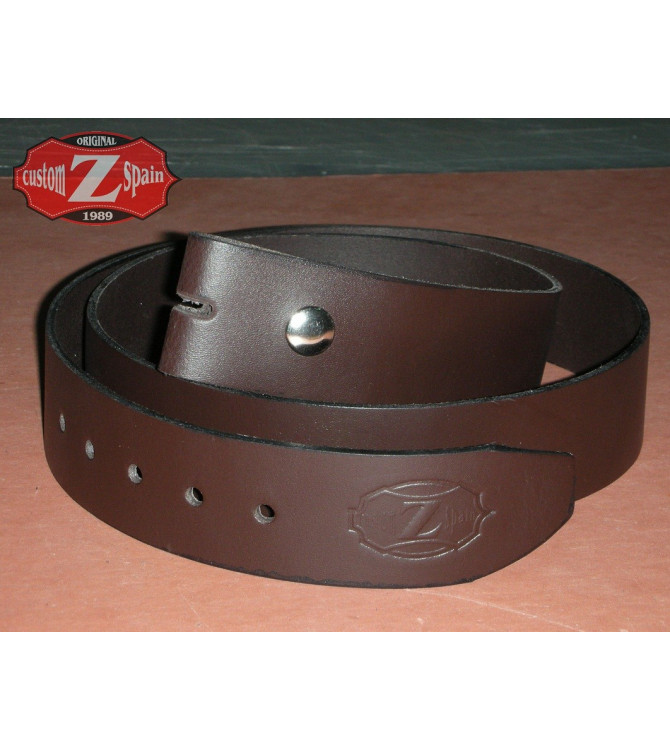 Cinturon Negro Liso (Con broche para intercambiar hebillas)