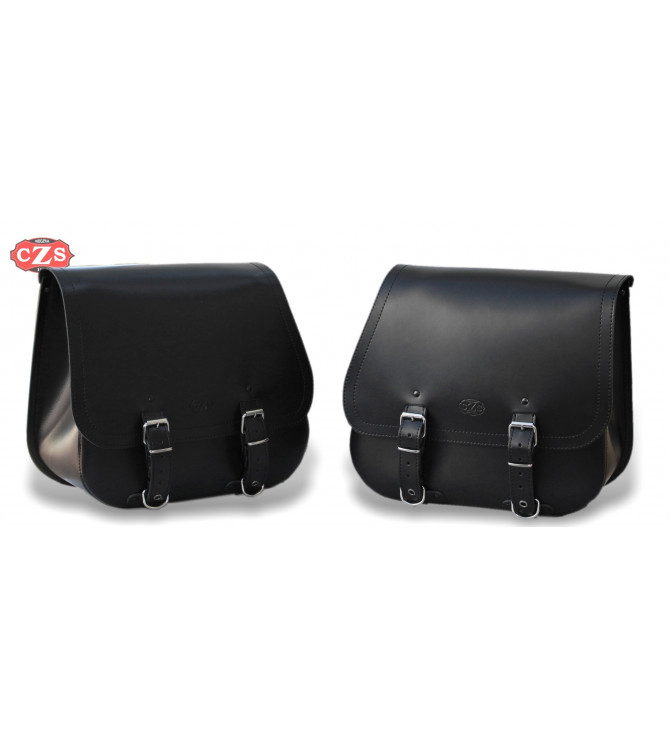 Set de sacoches pour Triumph Bonneville T100 mod, SCIPION Basic Adaptable - Noir