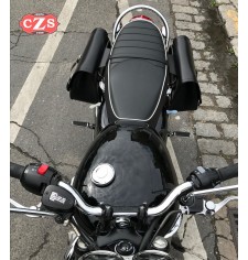 Satteltaschenset für Triumph Bonneville mod, SCIPION  Basic Anpassungsfähig -  Schwarz