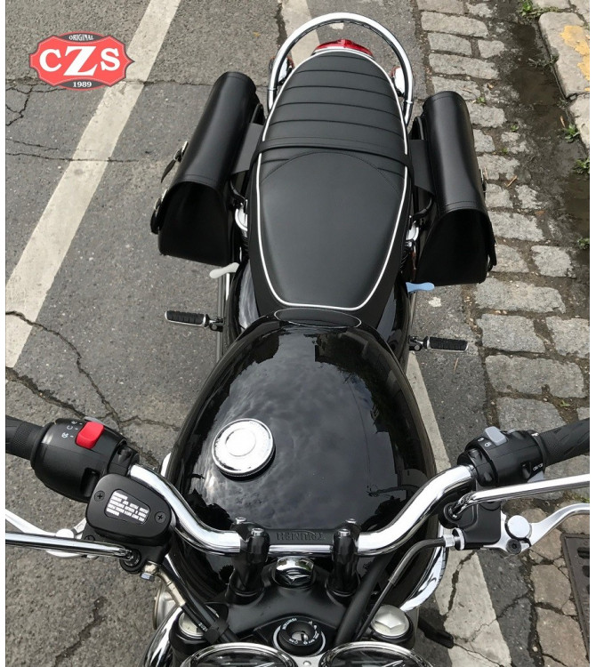 Satteltaschenset für Triumph Bonneville mod, SCIPION  Basic Anpassungsfähig -  Schwarz