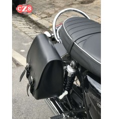 Set de Alforjas para Triumph Bonneville T100 mod, SCIPION Básica Adaptables - Negro