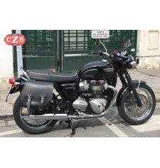 Satteltaschenset für Triumph Bonneville mod, SCIPION  Basic Anpassungsfähig -  Schwarz