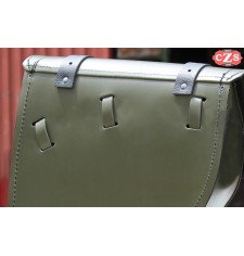 Left Saddlebag Royal Enfield Battle Green 350 / 500cc mod, CENTURION PLATOON Basic Specific