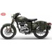 Saddlebag for Royal Enfield - Battle Green 350/500cc mod, CENTURION PLATOON Specific - LEFT