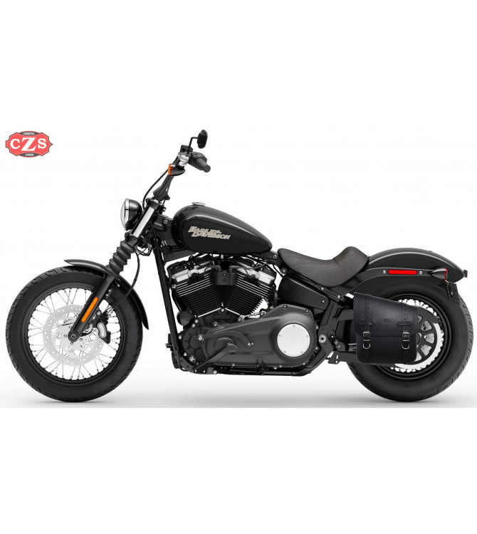 Alforja para  Softail Street Bob Harley Davidson mod, NÁPOLES  Adaptable - Izquierda