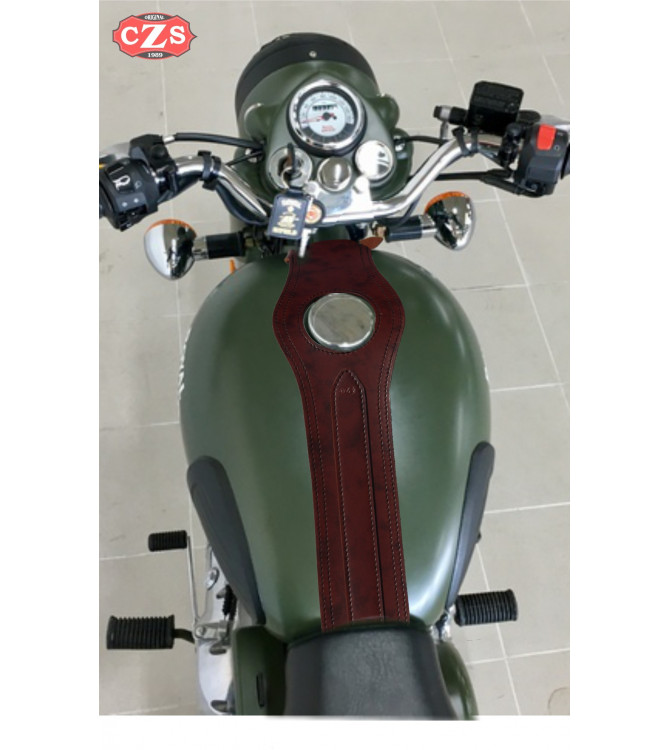 Corbata - Panel de depósito para Royal EnfIeld mod, ORION - Marrón - Específico 