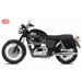 Satteltaschen für Triumph Bonneville T100/120 mod, APACHE Basis Anpassungsfähig - Braun -