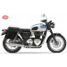 Satteltaschen für Triumph Bonneville T100/120 mod, APACHE Basis Anpassungsfähig - Braun -