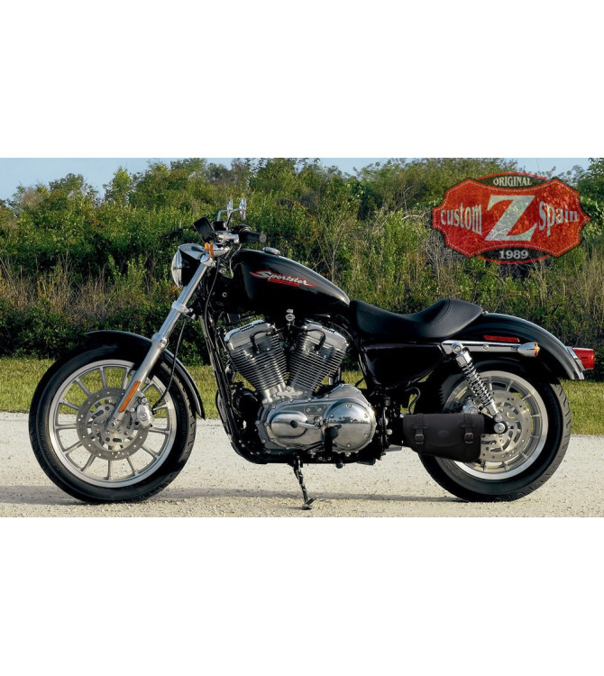 Alforja de basculante para Sportsters mod. LIVE to RIDE Izquierda cuero 