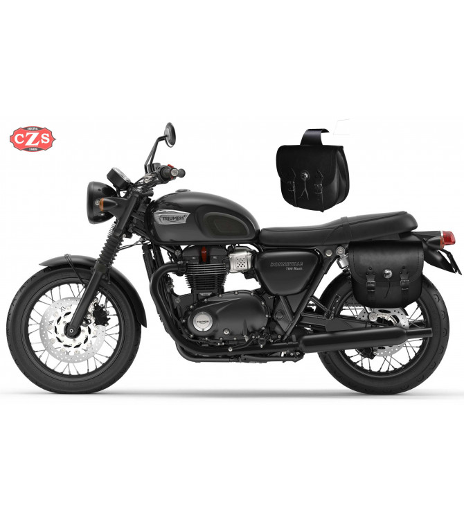 Juego de Alforjas para Triumph Bonneville T100-T120  mod, TEBAS Básicas - Adaptables