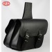 Saddlebags for Triumph Bonneville T100/120 mod, APACHE Basic Adaptable - Black -