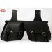 Saddlebags for Triumph Bonneville T100/120 mod, APACHE Basic Adaptable - Black -