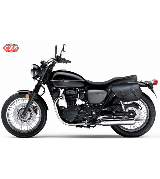 Set de sacoches pour W800 - W650 kawasaki - mod, BASIC TEBAS - Spécifique