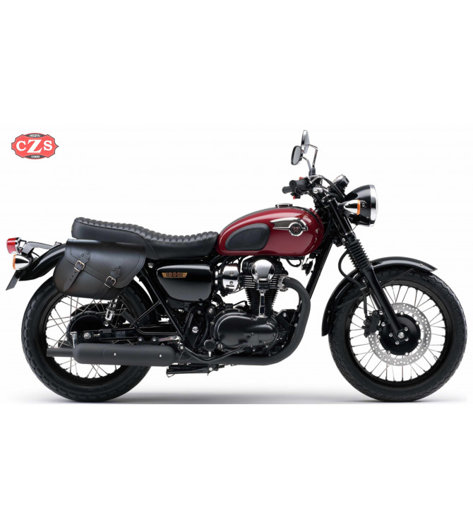 Set de sacoches pour W800 - W650 kawasaki - mod, BASIC TEBAS - Spécifique